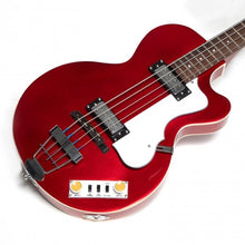 Charger l'image dans la galerie, Hofner Club Bass - Allumage Métallique Rouge - PRO
