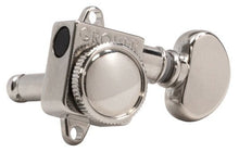 Charger l'image dans la galerie, Grover 505FVN Roto-Grip Locking Rotomatics pour Accordeurs Vintage F-Style - Mécaniques Guitare, 6 en Ligne, Côté Basse (Gauche) - Nickel