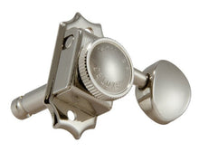 Charger l'image dans la galerie, Grover 533N Vintage Locking Rotomatics avec bouton en métal - Mécaniques pour guitare, 3 + 3 - Nickel