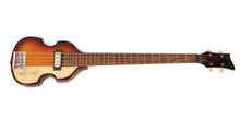 Charger l'image dans la galerie, Hofner HCT-SHVB-SB Shorty Violin Bass CT Sunburst (Beatles Bass Style) Comprend un sac de voyage