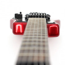 Charger l'image dans la galerie, Hofner HOF-HCT-SH-DLX- RO Deluxe Shorty Guitare électrique de voyage - Rouge - avec housse