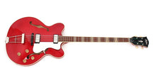 Load image into Gallery viewer, Hofner HOF-HCT-500/7-TR Contemporary Verythin Bass - CT - Transparent Red