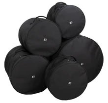 Load image into Gallery viewer, 5 Piece Drum Kit Bag Set (14” x 6.5”, 12” x 11”, 13” x 12”, 16” x 16”, 22” x 18”)
