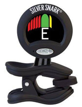 Charger l'image dans la galerie, Snark Silver Chromatic Tuner clip-on with digital display for guitar and bass in black color