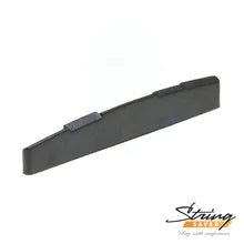 Load image into Gallery viewer, Black STRING SAVER ACOUSTIC SADDLE COMPENSATED 1/8" 73.1X3.2MM PS-9280-C0-(7764269990143)