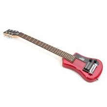 Charger l'image dans la galerie, Hofner HOF-HCT-SH-R-O Shorty Electric Travel Guitar Red w Gig Bag