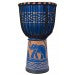 Load image into Gallery viewer, ECKO 65CM CARVED DJEMBE - ELEPHANT BLUE-(7907434692863)
