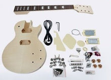 Load image into Gallery viewer, Custom Flame Maple Les Paul Style DIY Electric Guitar Kit-(6754473607362)