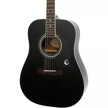 Load image into Gallery viewer, Epiphone Songmaker DR-100 Acoustic Guitar - Black-(7763986317567)