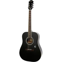 Load image into Gallery viewer, Epiphone Songmaker DR-100 Acoustic Guitar - Black-(7763986317567)