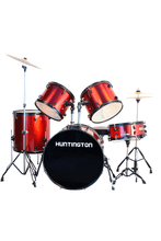Load image into Gallery viewer, Huntington USAHuntington USA 5 Piece Drum Kit Complete Full SizeThis is a complete full size drum kit. Comes with everything a drummer needs to play. Constructed with multi-ply select hardwood shells, it has much of the same qualJJ Music Sales