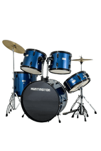 Load image into Gallery viewer, Huntington USAHuntington USA 5 Piece Drum Kit Complete Full SizeThis is a complete full size drum kit. Comes with everything a drummer needs to play. Constructed with multi-ply select hardwood shells, it has much of the same qualJJ Music Sales