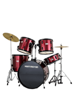 Load image into Gallery viewer, Huntington USAHuntington USA 5 Piece Drum Kit Complete Full SizeThis is a complete full size drum kit. Comes with everything a drummer needs to play. Constructed with multi-ply select hardwood shells, it has much of the same qualJJ Music Sales