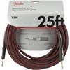Charger l'image dans la galerie, CÂBLES D'INSTRUMENTS EN TWEED ROUGE DE 25 PIEDS DE LA SÉRIE PROFESSIONNELLE