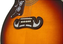 Load image into Gallery viewer, Epiphone J-200EC Studio Left-handed Acoustic-Electric Guitar - Vintage Sunburst-(7757740867839)