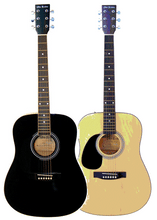 Load image into Gallery viewer, Glen Burton USA Premium Dreadnought Acoustic Guitar Left Handed