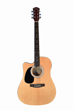 Charger l'image dans la galerie, Glen Burton USA left-handed deluxe acoustic-electric guitar with cutaway and spruce top