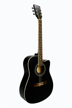 De Rosa USA Cutaway Acoustic-Electric Dreadnought Guitar Matte Finish-(6757583323330)