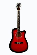 Load image into Gallery viewer, De Rosa USA Cutaway Acoustic-Electric Dreadnought Guitar Matte Finish-(6757583323330)
