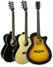 Load image into Gallery viewer, Huntington USA semi acoustic electric guitars in black, natural, and sunburst finish with cutaway design and 3-band active EQ system