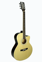 Load image into Gallery viewer, Huntington USA Semi Acoustic Electric Guitar with cutaway and 3 band active EQ pickup system