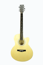 Load image into Gallery viewer, Huntington USA Thin Line Dreadnought Cutaway Acoustic Guitar with basswood body and maple fingerboard
