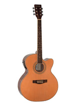 Charger l'image dans la galerie, Glen Burton USA 6 string jumbo acoustic electric cutaway guitar with spruce top and sapele back sides