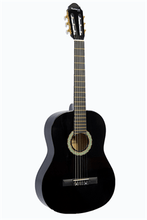 Load image into Gallery viewer, Huntington USA full size classical guitar with basswood plywood body and catalpa neck black finish