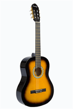 Load image into Gallery viewer, Huntington USA full size classical guitar with basswood plywood body and Catalpa neck in sunburst finish