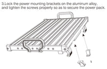 Charger l'image dans la galerie, Pédalier de guitare - Guitto Fixture Blocks Pédalier à effets fixes en alliage d'aluminium super léger avec sac de transport, plus de velcro (GPB-02 taille moyenne : 51,7 x 33,2 cm)