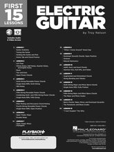 Load image into Gallery viewer, FIRST 15 LESSONS – ELECTRIC GUITAR-(6896357212354)