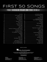 Charger l'image dans la galerie, LES 50 PREMIÈRES CHANSONS À JOUER À L'ALTO Une collection incontournable de chansons bien connues !
