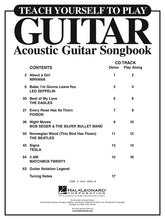 Load image into Gallery viewer, TEACH YOURSELF TO PLAY GUITAR – ACOUSTIC GUITAR SONGBOOK