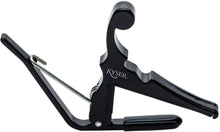 Load image into Gallery viewer, Kyser Quick-Change Capo for banjos, ukuleles, and mandolins, Black
