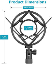 Load image into Gallery viewer, Deluxe Shock Mount Microphone Clip-(6979866198210)