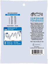Load image into Gallery viewer, MARTIN MA150 MEDIUM 13 - 56 BRONZE 80/20 AUTHENTIC ACOUSTIC SUPERIOR PERFORMANCE SP® GUITAR STRINGS