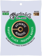 Charger l'image dans la galerie, MARTIN MA530S EXTRA LIGHT 10 - 47 BRONZE PHOSPHORE CORDES DE GUITARE ACOUSTIQUE MARQUIS® SILKED AUTHENTIQUE