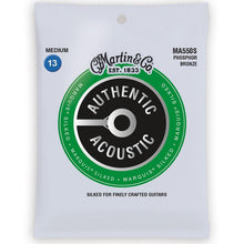 Charger l'image dans la galerie, MARTIN MA550S LIGHT 13 - 56 BRONZE PHOSPHORE CORDES DE GUITARE ACOUSTIQUE MARQUIS® SILKED AUTHENTIC