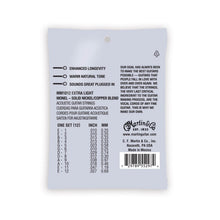 Charger l'image dans la galerie, CORDES GUITARE ACOUSTIQUE MARTIN MM1012 RETRO® EXTRA LÉGÈRES 12 CORDES