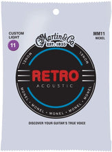 Load image into Gallery viewer, MARTIN MM11 CUSTOM LIGHT 11-52 RETRO® ACOUSTIC GUITAR STRINGS