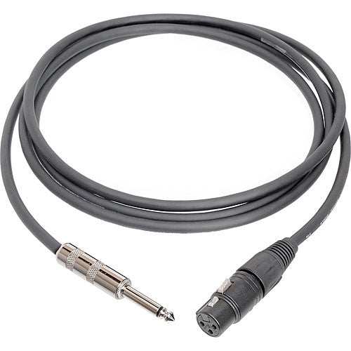 XLR Female to 1/4 Male Microphone Cable 20 Feet