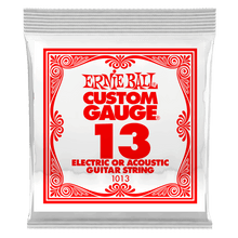 Load image into Gallery viewer, ERNIE BALL .013 PLAIN STEEL ELECTRIC OR ACOUSTIC GUITAR STRINGS-(6752750272706)