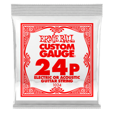 Load image into Gallery viewer, ERNIE BALL .024 PLAIN STEEL ELECTRIC OR ACOUSTIC GUITAR STRINGS-(6752762527938)