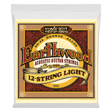 Load image into Gallery viewer, ERNIE BALL 2010 EARTHWOOD LIGHT 12-STRING 80/20 BRONZE ACOUSTIC GUITAR STRINGS - 9-46 GAUGE-(6634862051522)