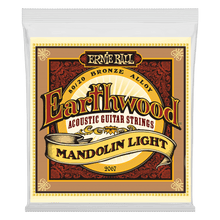 Load image into Gallery viewer, ERNIE BALL EARTHWOOD 2067 MANDOLIN LIGHT LOOP END 80/20 BRONZE ACOUSTIC GUITAR STRINGS - 9-34 GAUGE-(6841142378690)