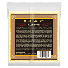 Load image into Gallery viewer, ERNIE BALL EARTHWOOD 2067 MANDOLIN LIGHT LOOP END 80/20 BRONZE ACOUSTIC GUITAR STRINGS - 9-34 GAUGE-(6841142378690)