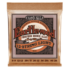 Charger l'image dans la galerie, ERNIE BALL 2153 EARTHWOOD 12-STRING LIGHT PHOSPHOR BRONZE ACOUSTIC GUITAR STRINGS - 9-46 GAUGE-(6634928308418)