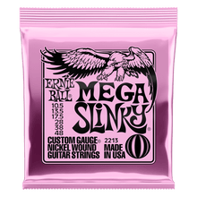 Load image into Gallery viewer, ERNIE BALL 2213 MEGA SLINKY NICKEL WOUND ELECTRIC GUITAR STRINGS - 10.5-48 GAUGE-(6632279310530)