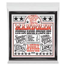 Load image into Gallery viewer, ERNIE BALL 2323 LIGHT LOOP END STAINLESS STEEL MANDOLIN GUITAR STRINGS - 9-34 GAUGE-(6891978850498)