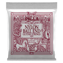 Charger l'image dans la galerie, ERNIE BALL ERNESTO PALLA 2409 BLACK & GOLD BALL-END NYLON CLASSICAL GUITAR STRINGS-(6924796756162)